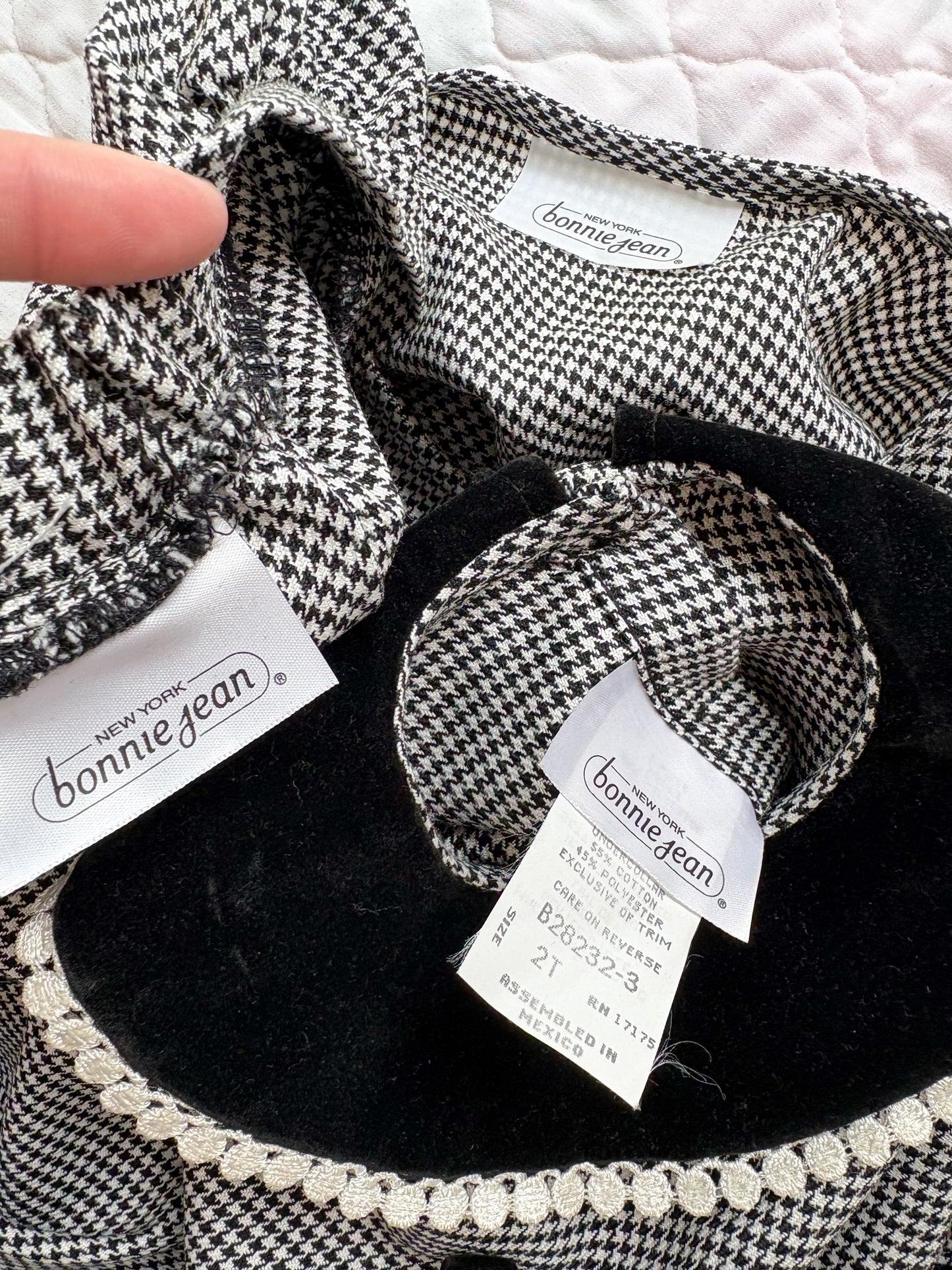 Vintage Bonnie Jean toddler 3 piece set.