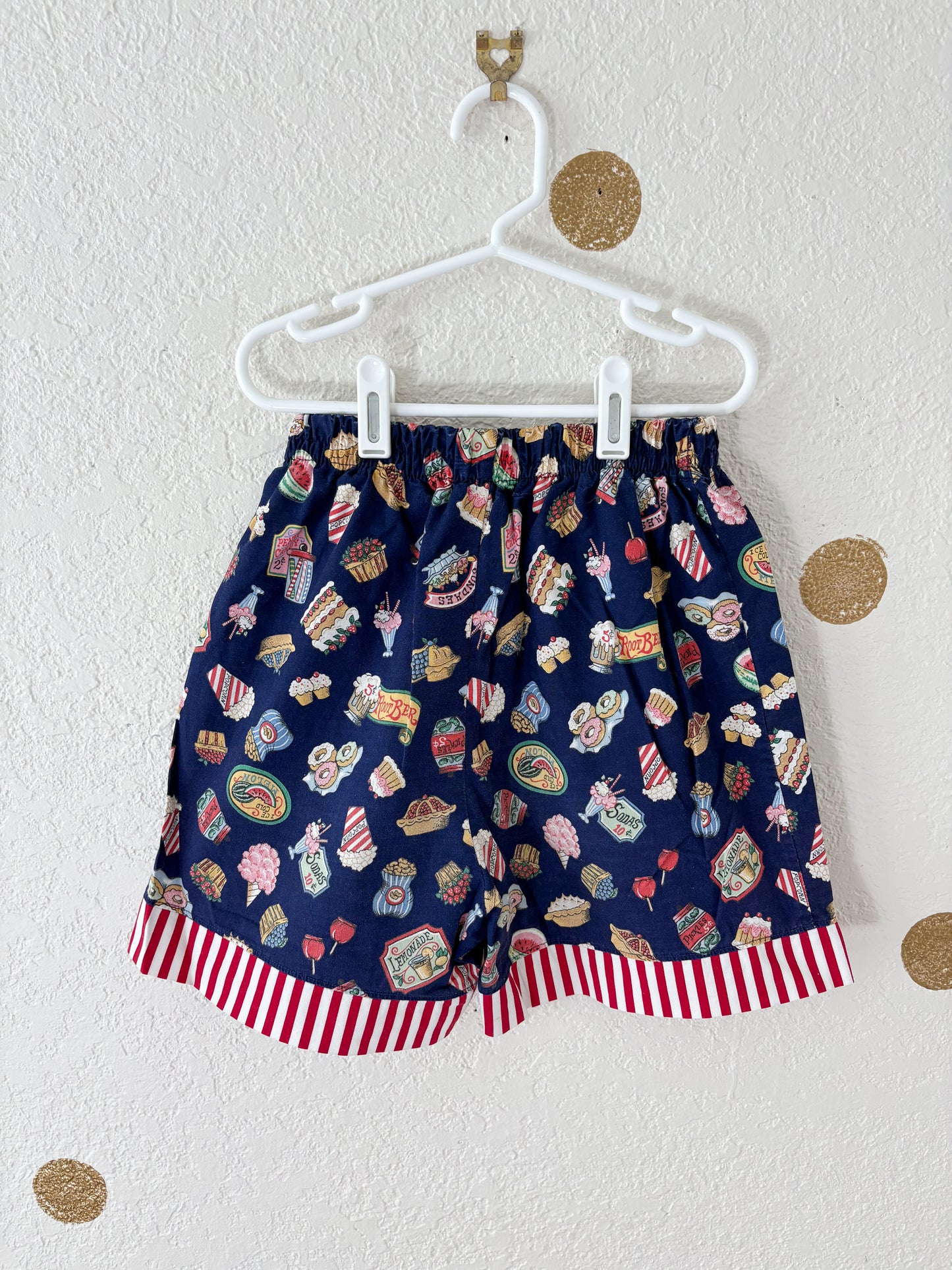 Homemade vintage AOP GN shorts.