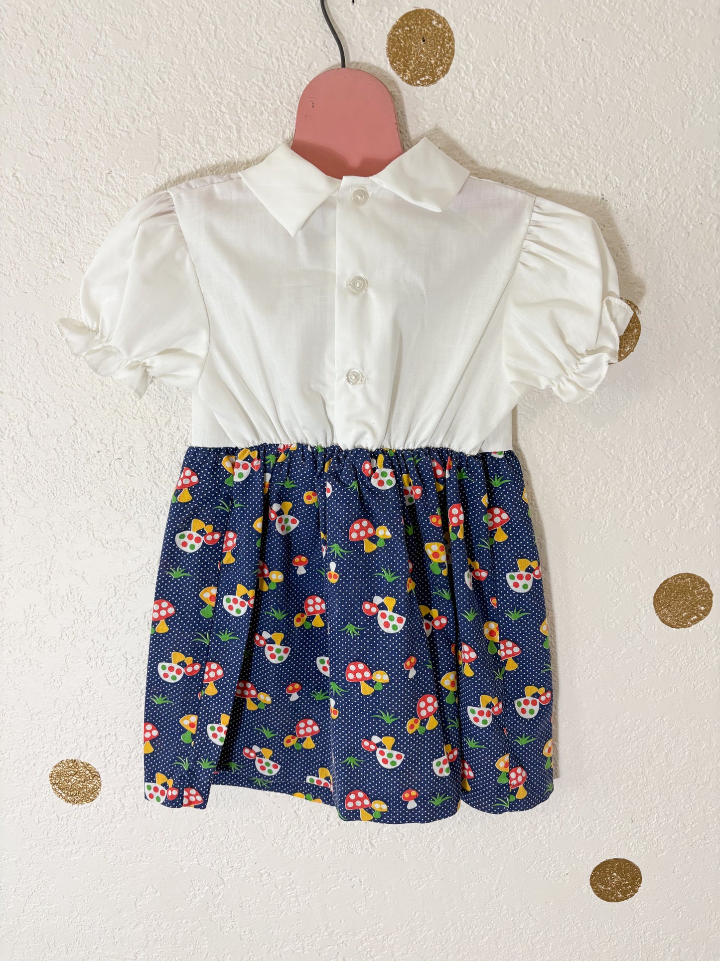Vintage Carol Evans mushroom dress/tunic.