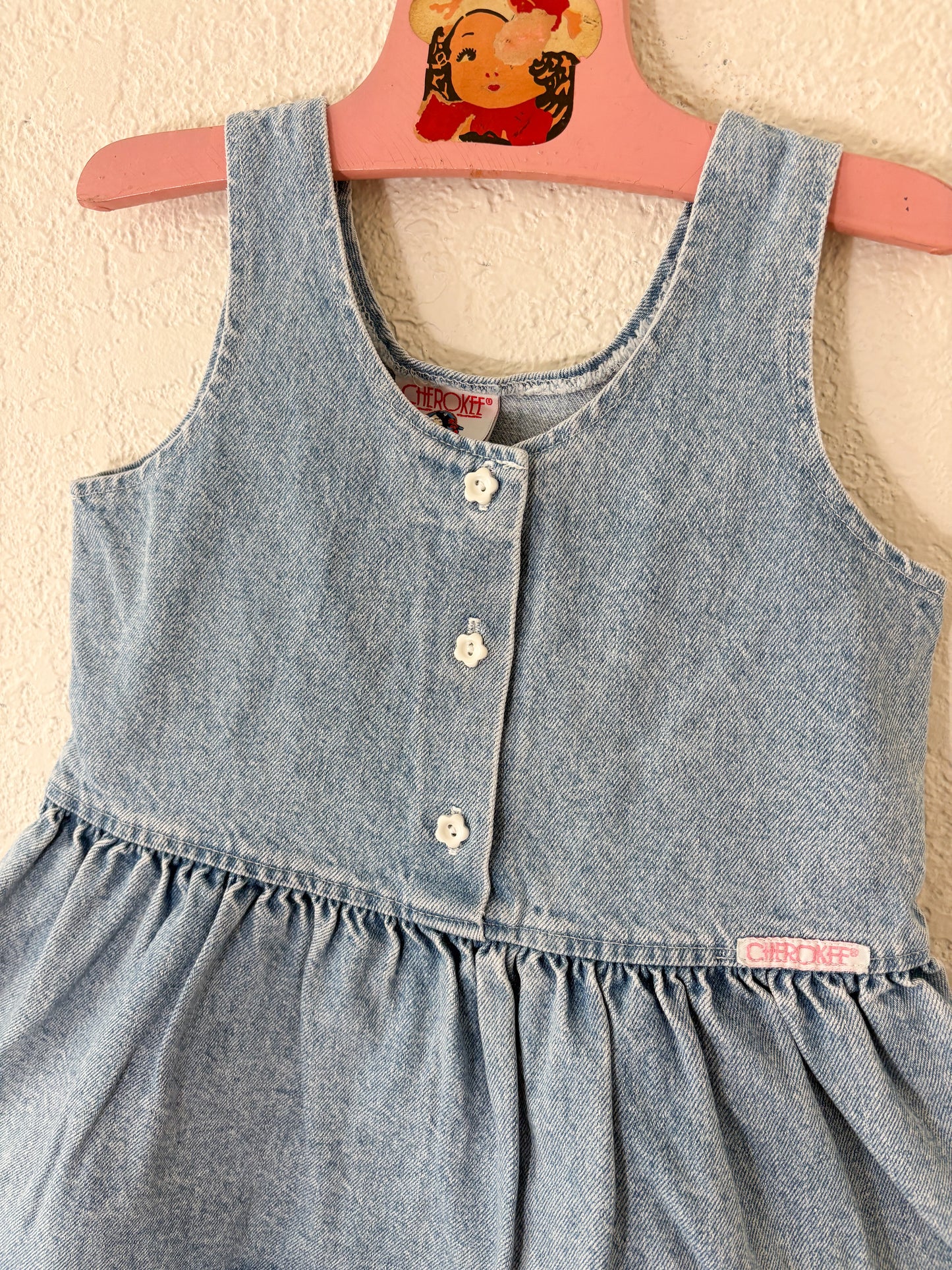 Vintage Cherokee toddler denim dress/tunic.