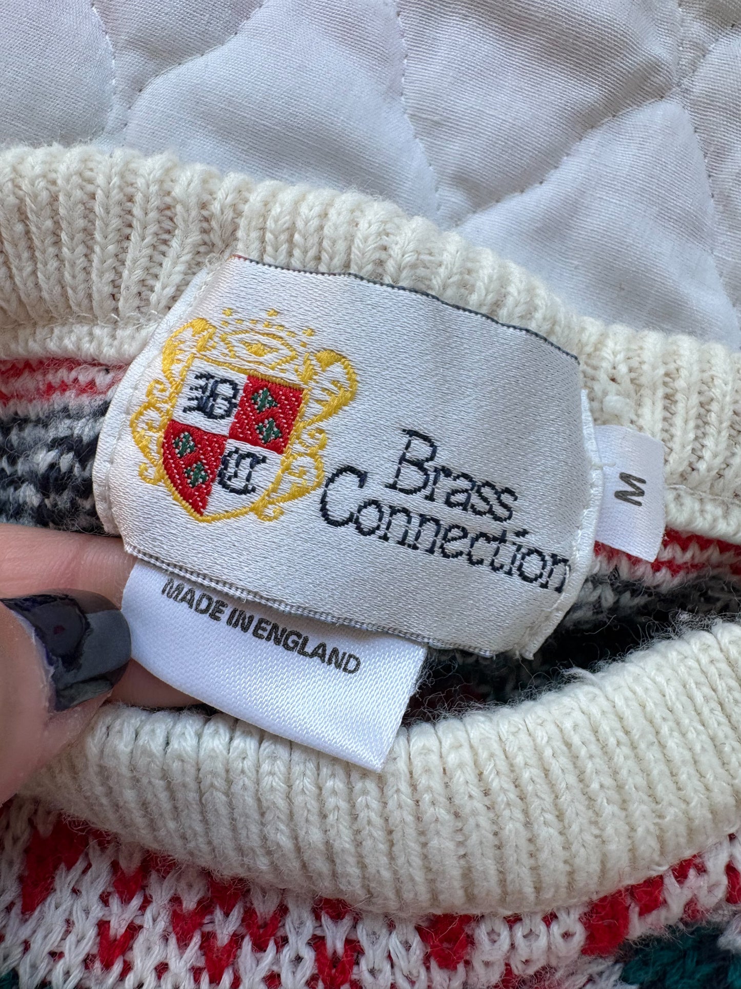 Vintage acrylic boy's sweater.