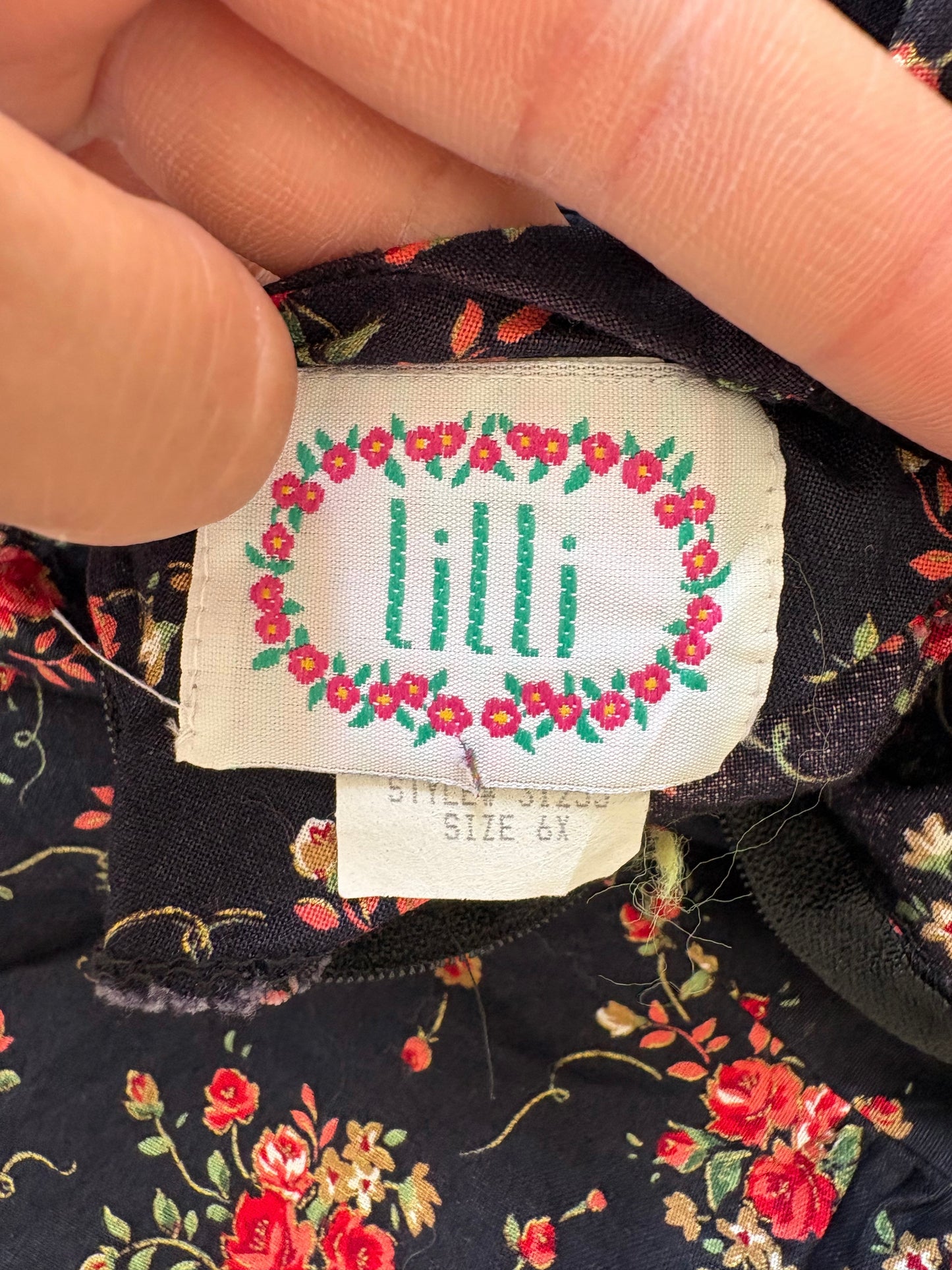 Vintage Lilli floral dress.