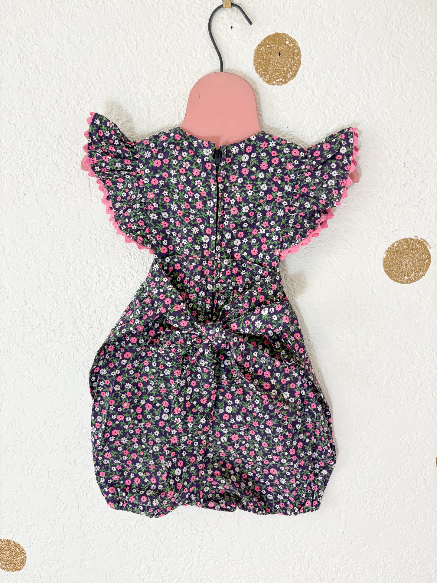 Homemade vintage baby romper.