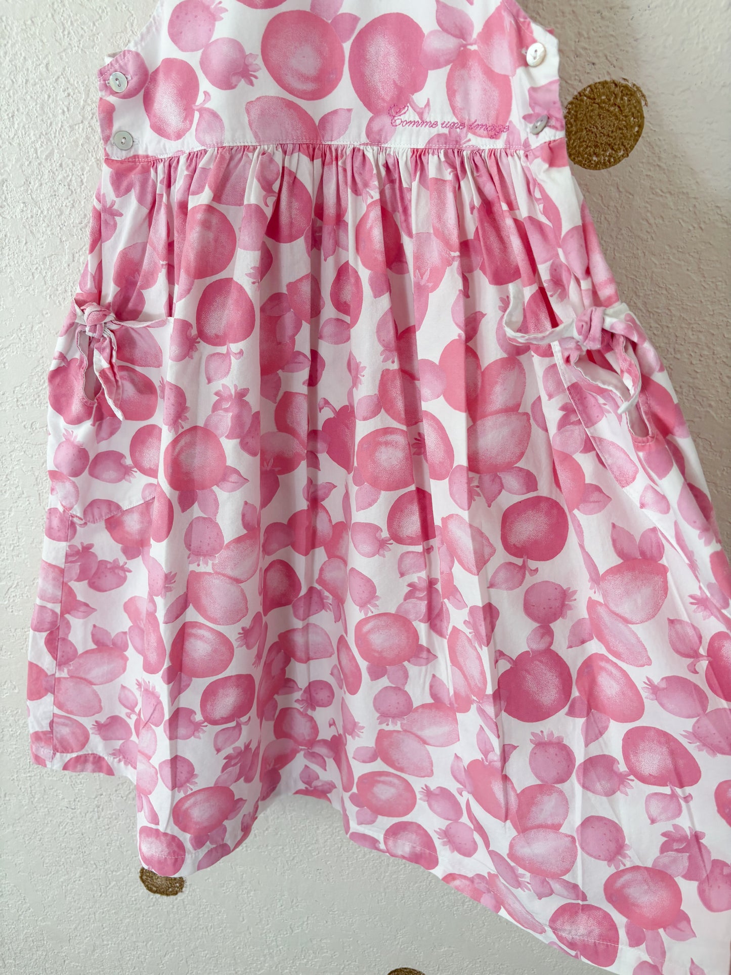 Vintage Comme Une Image French bean AOP fruit dress.