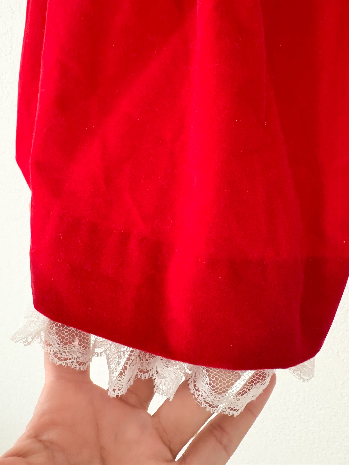 Vintage JoLene toddler velvet dress.