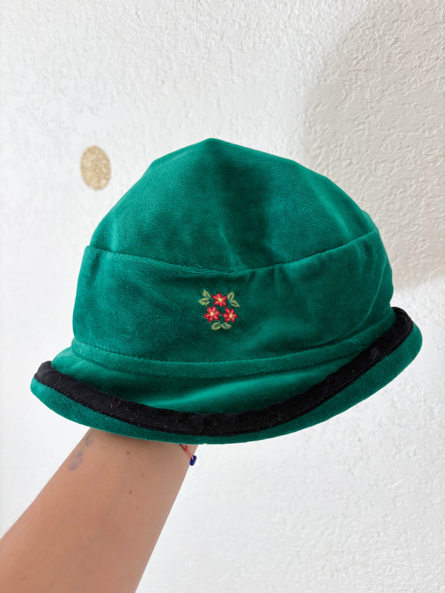 Vintage Gymboree velour toddler hat.
