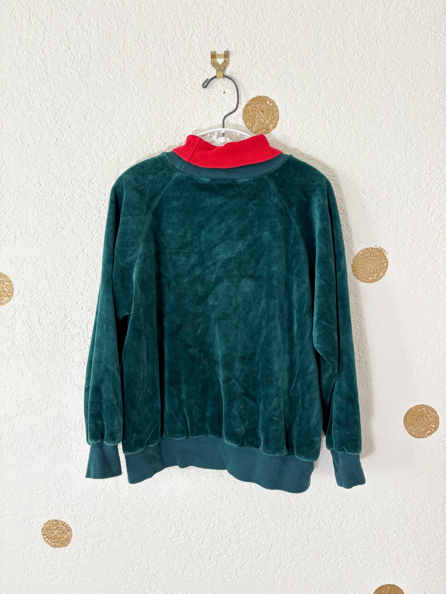 Vintage Rebecca Raggs velour 2 piece set.