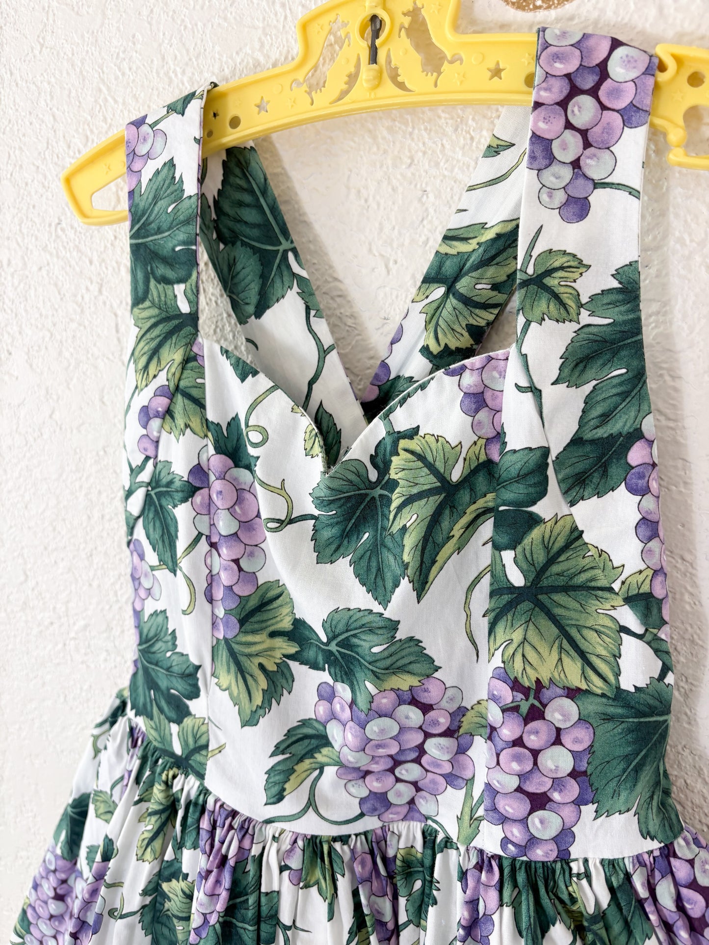 Vintage Plum Pudding AOP full circle dress.
