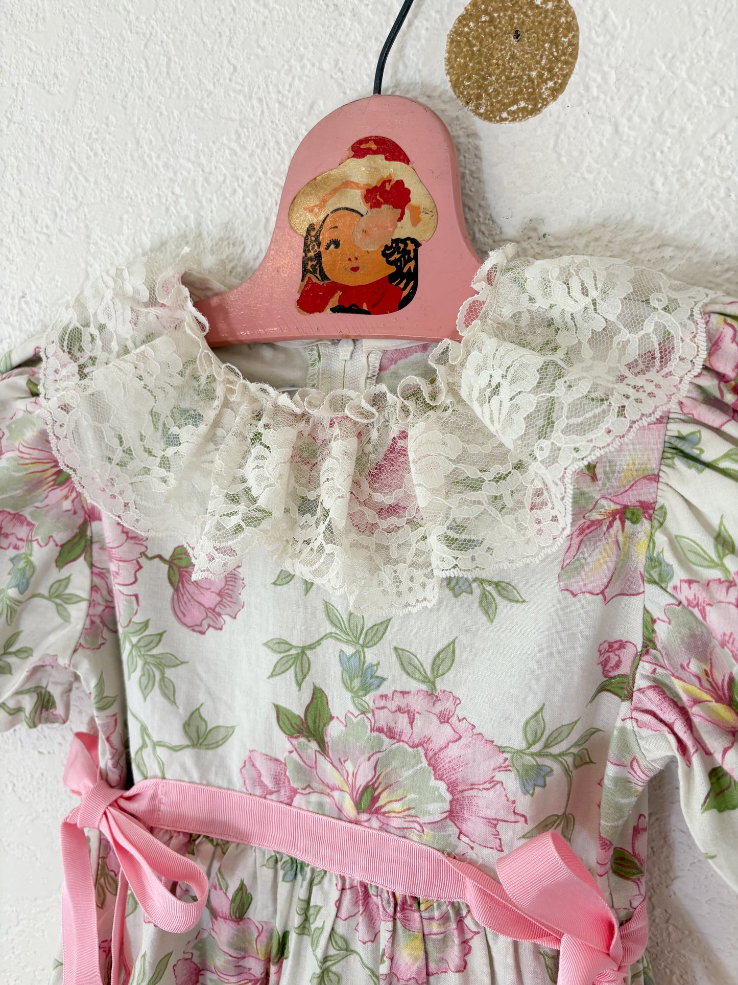 Vintage Sylvia Whyte floral dress.