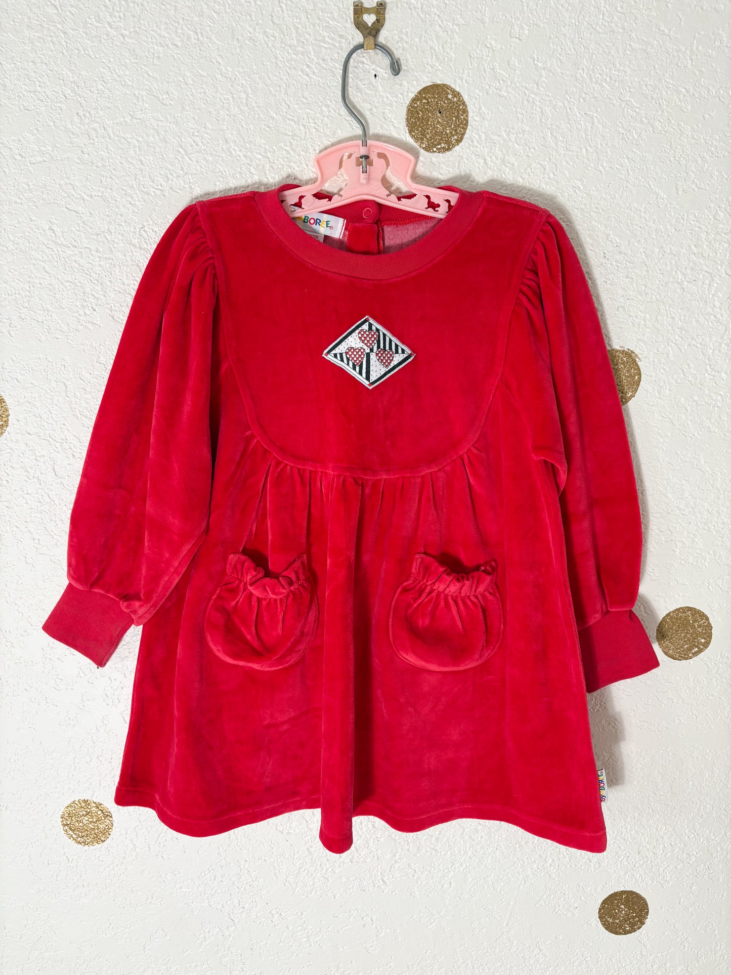 Vintage Gymboree velour dress/tunic.