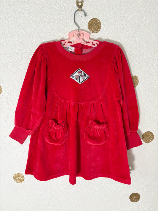 Vintage Gymboree velour dress/tunic.