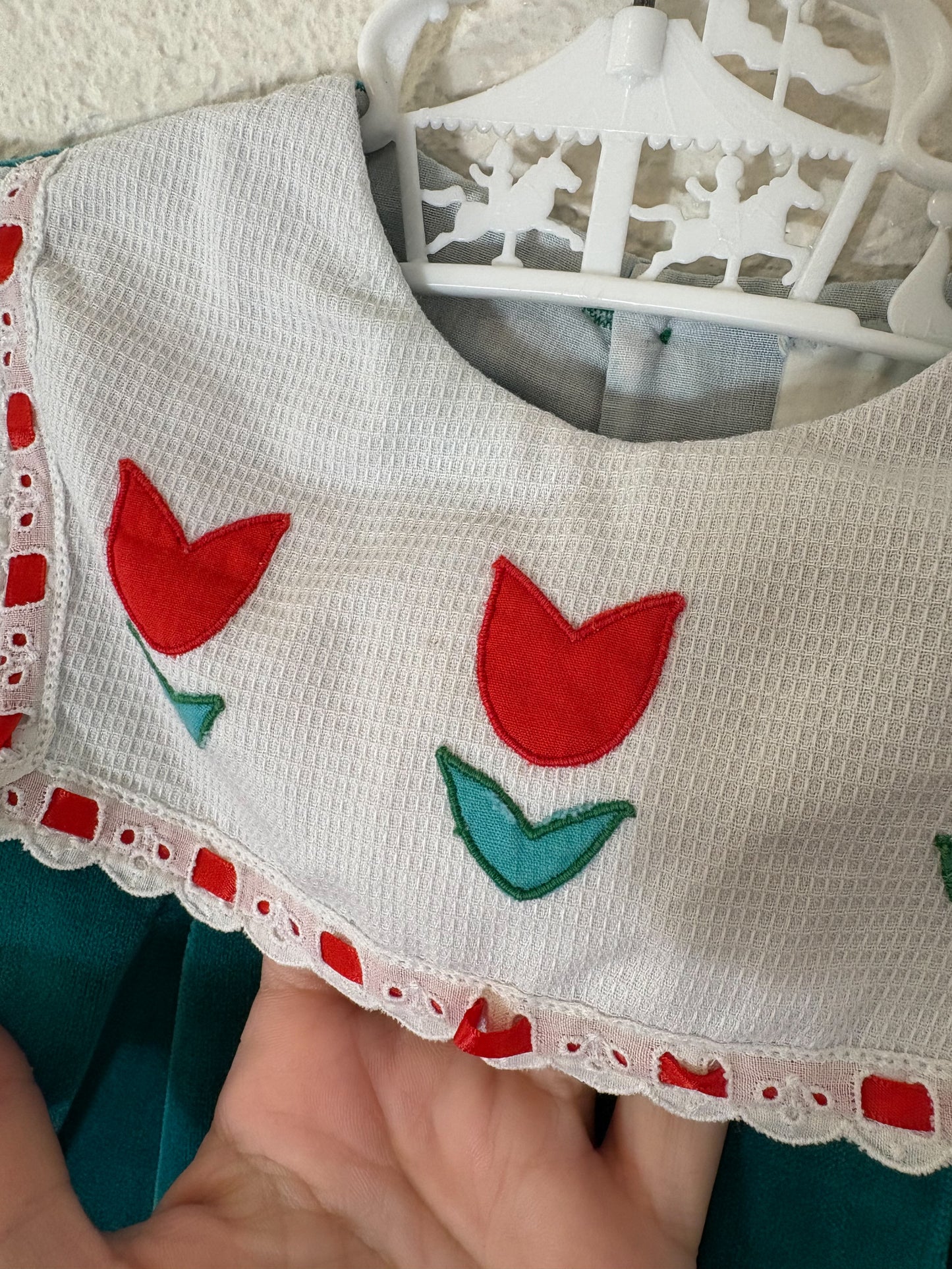 Unbranded vintage velour dress.