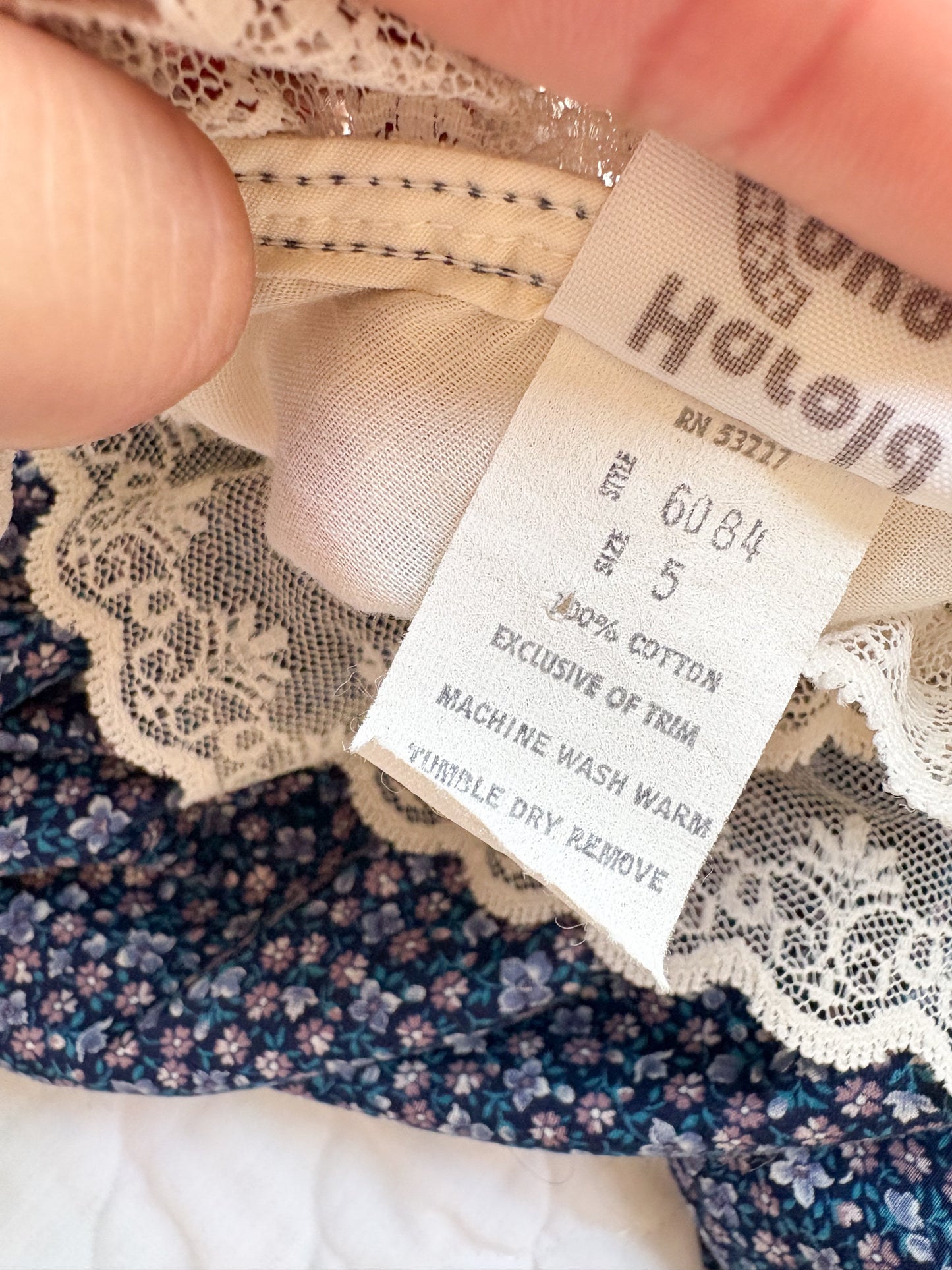 Vintage Harold Square dainty floral dress.