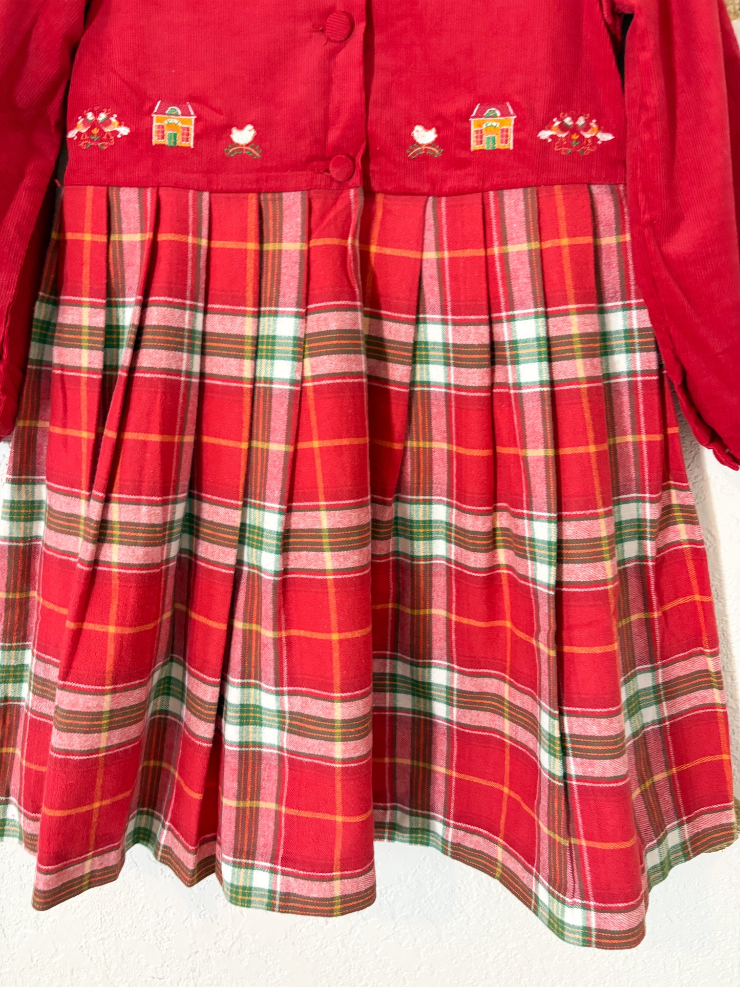 Deadstock vintage Jacadi embroidered dress.