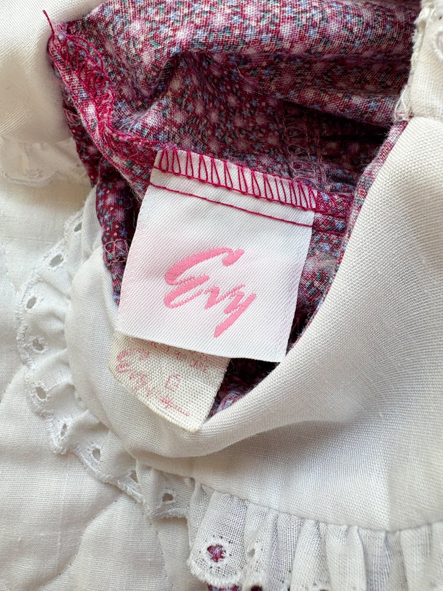 Vintage Evy dainty floral toddler dress.