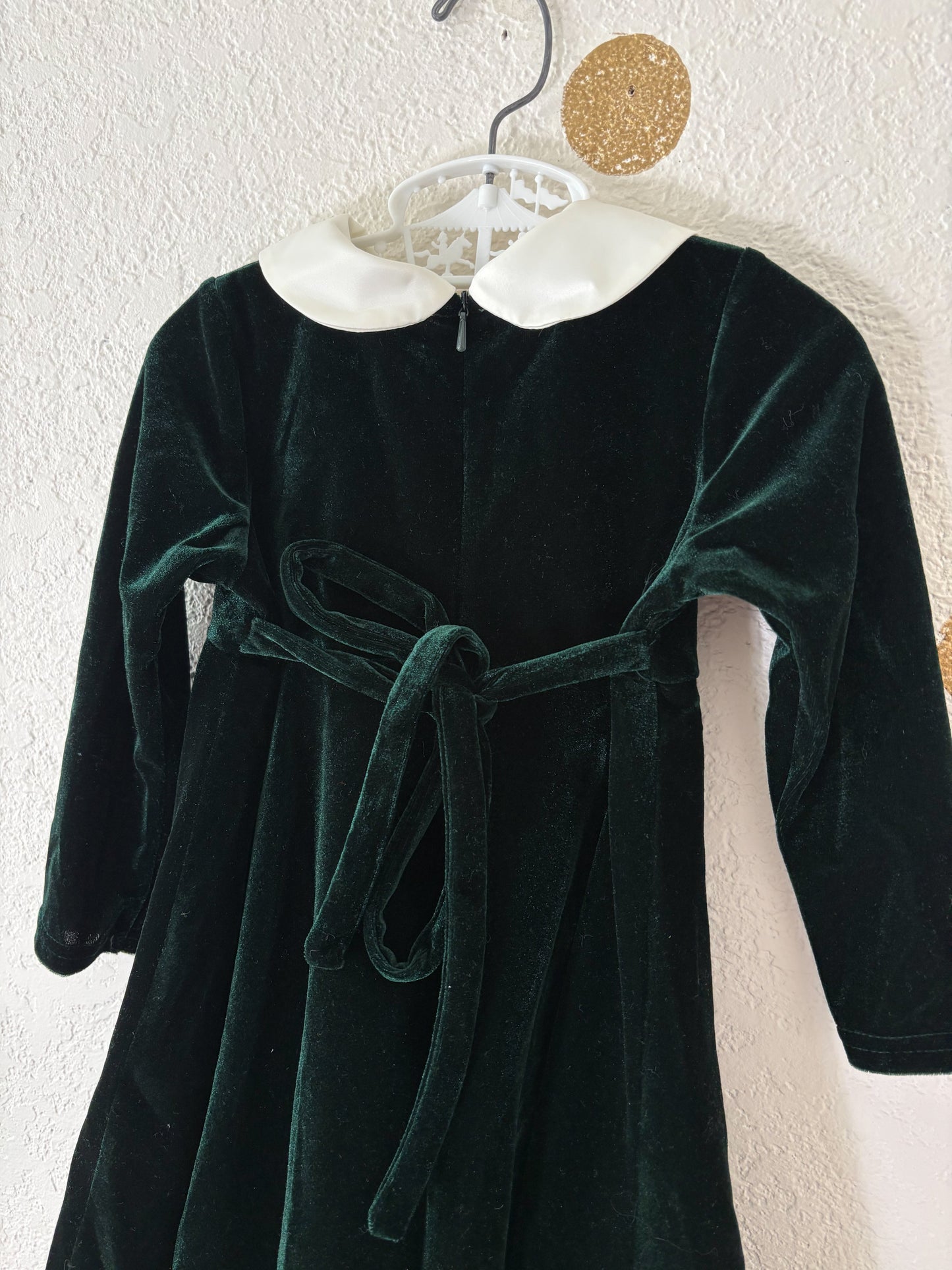 Vintage/y2k GoodLad velour toddler dress.