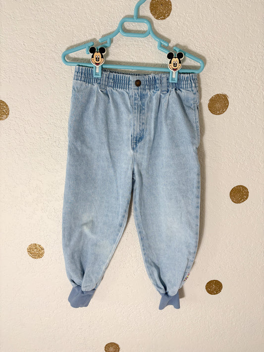 Vintage Gymboree light wash denim pants.
