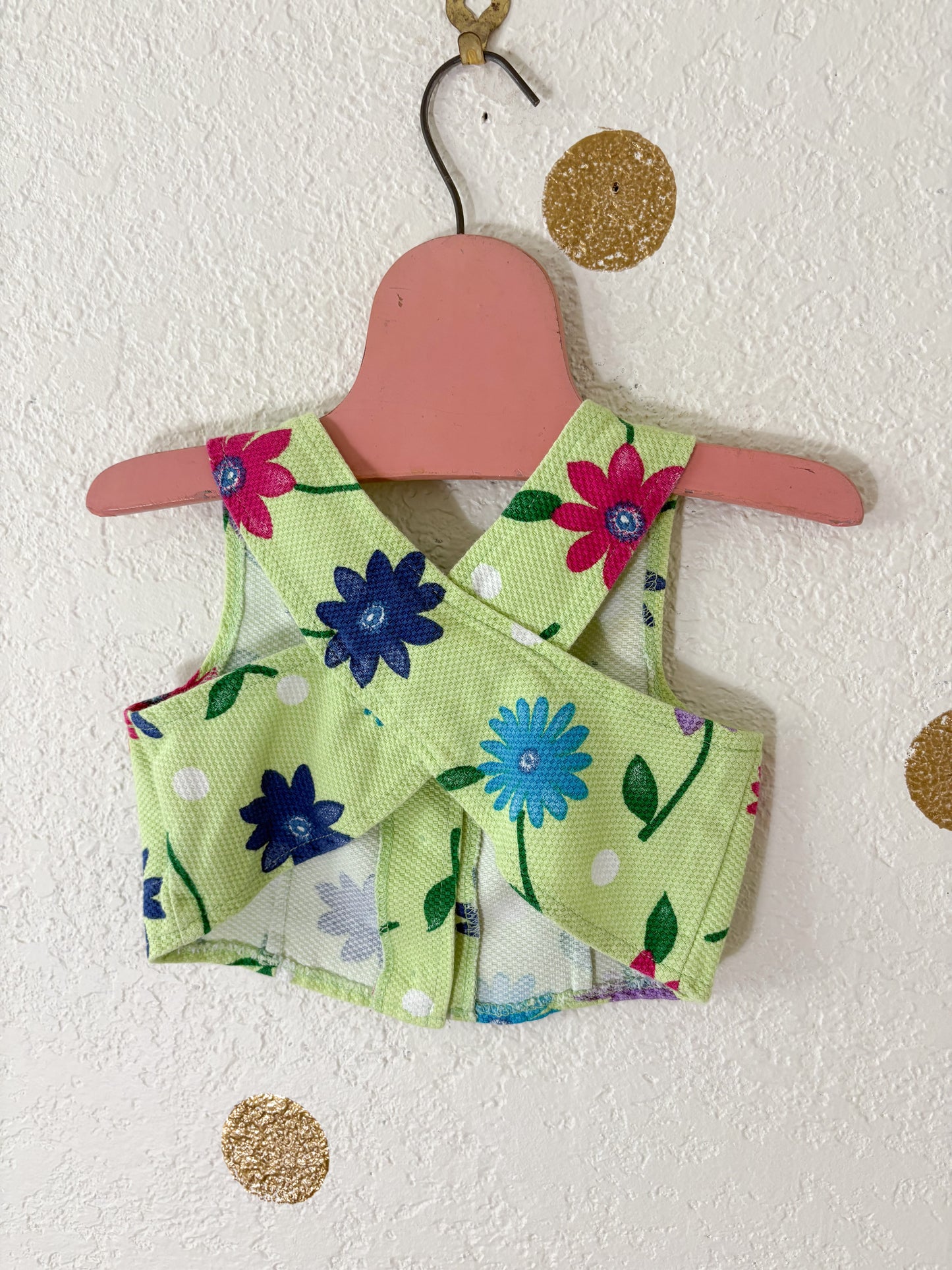 Vintage Sprockets floral toddler 2 piece set.